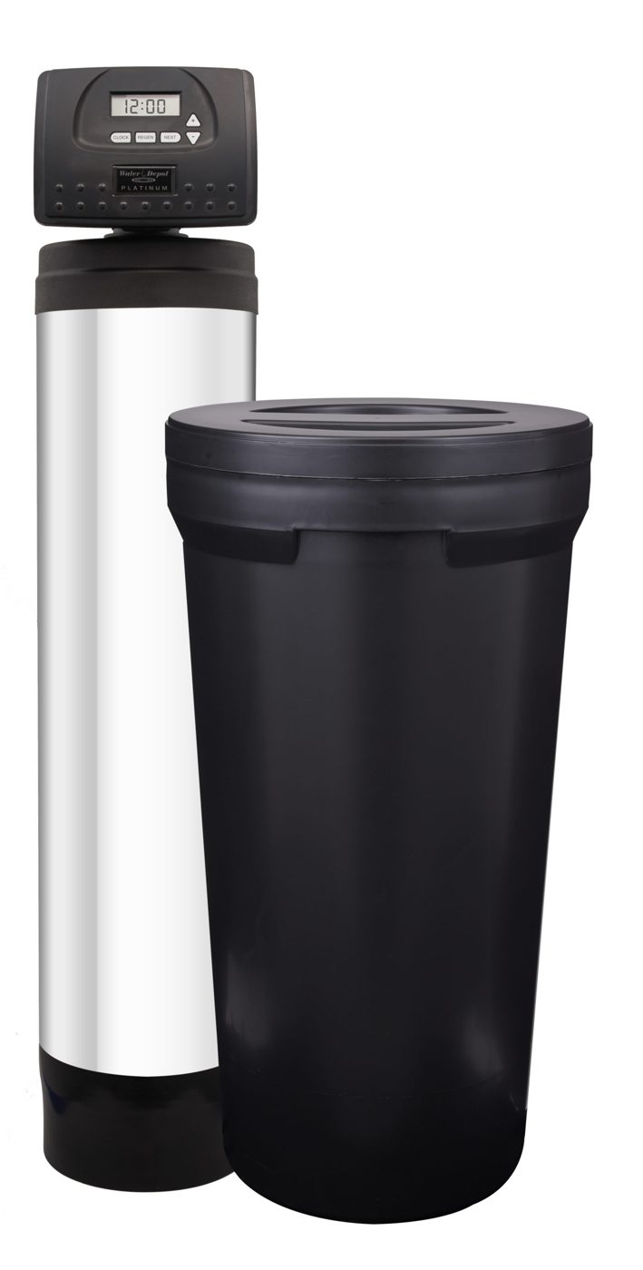 Water Depot Platinum water softener and brine tank